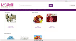 Desktop Screenshot of baystateflowers.com