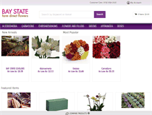 Tablet Screenshot of baystateflowers.com